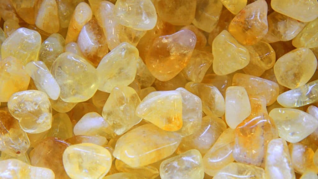 Citrine crystal for writers