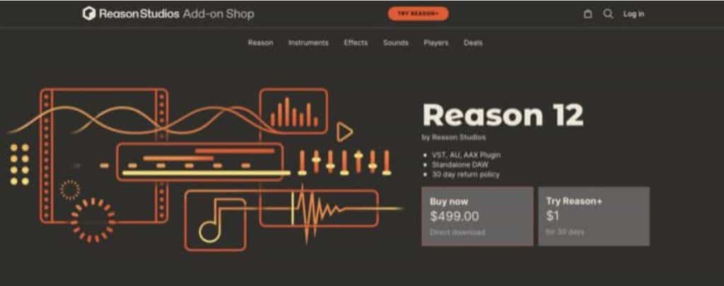 Reason pricing screenshot