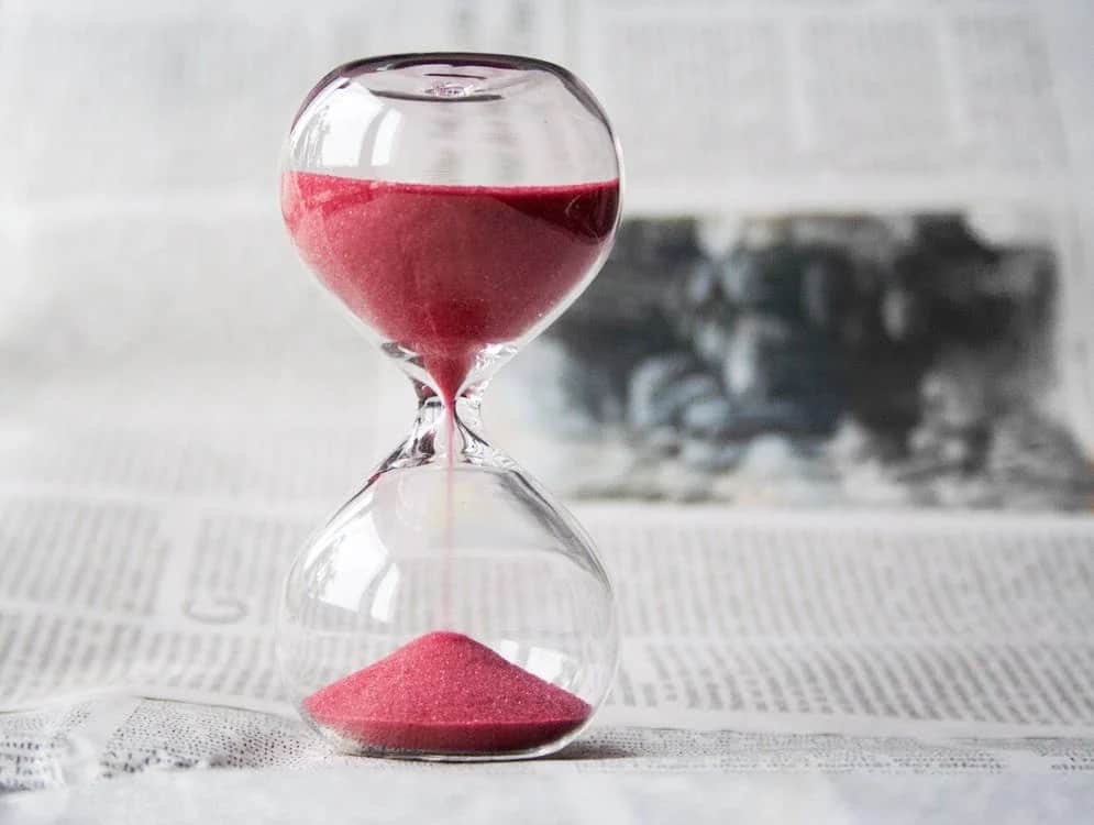 Hourglass - make time for writing