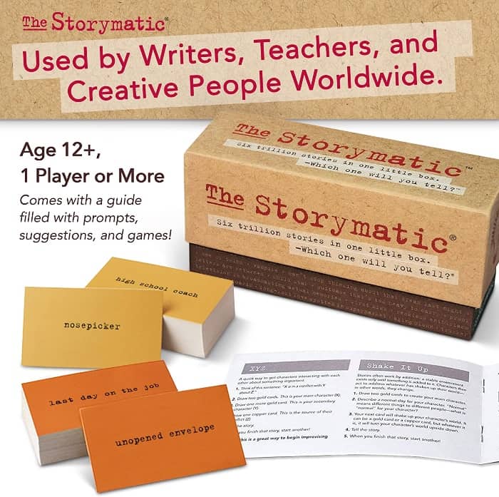 Storymatic Classic Writing Prompts for screenwriters gifts