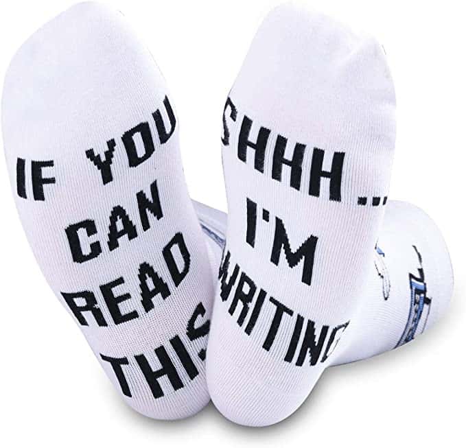 Socks for writers gift