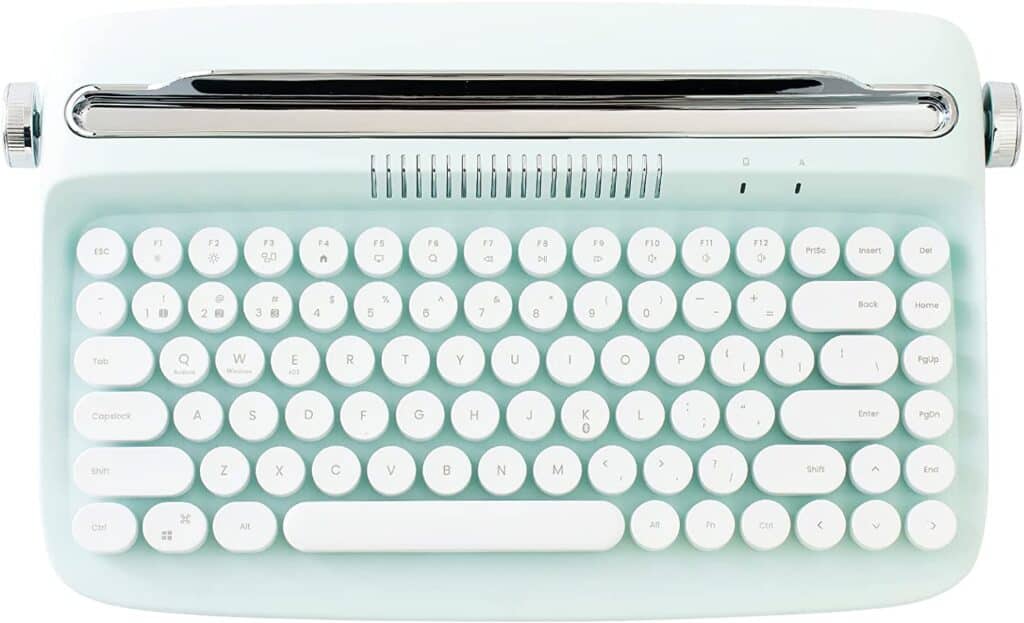 Bluetooth Typewriter Keyboard gift for screenwriters